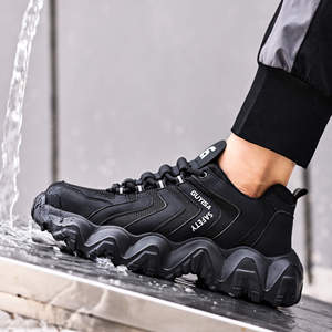 <span class=keywords><strong>Scarpe</strong></span> Antinfortunistiche YIZHONCO con Tomaia in Rete, Punta in Acciaio, Suola Leggera Ammortizzante, Stile Sportivo e Confortevole - Product Image 4