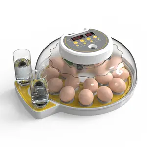 Automatic 18 Egg Incubator with Humidity Display, Automatic Egg Turner for hatching Chicken