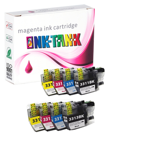 Cartucho de Tinta Compatible de Primera Calidad INK-TANK LC-3313 LC 3313 LC3311 LC3313 para Impresora <span class=keywords><strong>Brother</strong></span> <span class=keywords><strong>MFC</strong></span>-<span class=keywords><strong>J491DW</strong></span> <span class=keywords><strong>MFC</strong></span>-J890DW - Product Image 1