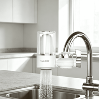Purificador de Agua para Grifo con Certificación NSF, Reduce el Mal Sabor, Dispositivo de Filtración de Agua para Grifo Doméstico