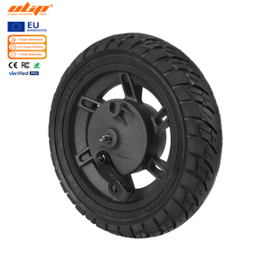 Pneu plein Ulip avec jante 10x2.5 pour trottinette Segway Ninebot Max G30, roue en caoutchouc durable avec rainure de 45 mm - Product Image 1