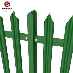 Trang trí DIY <span class=keywords><strong>W</strong></span> D hình dạng nhà thép palisade hàng rào nhà cung cấp sử dụng palisade hàng rào để bán - Product Image 1