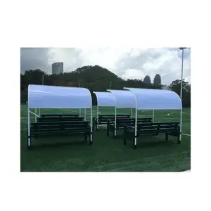 2023 High quality outdoor popular soccer field substitute bench team shelter for competition