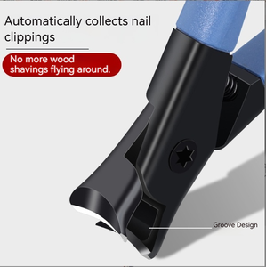 Coupe-ongles en acier inoxydable à grande ouverture, anti-éclaboussures, pour ongles épais et durs, outil de manucure domestique - Product Image 6