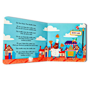 Libro de sonido impreso personalizado para niños libro de sonido de música multilingüe personalizable de tapa dura para niños con función de audio - Product Image 2