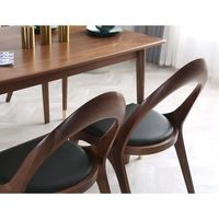 Chaise nordique moderne en bois massif chaise de salon chaise de salle à manger de Style moderne fauteuil de loisirs Restaurant hôtel