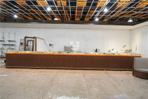 Furnitur Restoran Kelas Atas, Rak Dinding Kafe, Area Resepsi, Booth Vintage, <span class=keywords><strong>Sofa</strong></span> Lounge Bar, Pencahayaan LED - Product Image 6