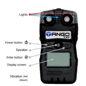 Détecteur de deux gaz industriel scientifique Tango TX2 à bon prix, H2S SO2, avec un petit moniteur fiable et une réduction des fausses alertes - Product Image 3