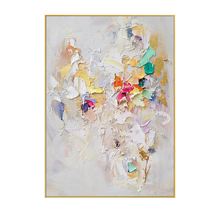 Peinture à l'huile faite à la main <span class=keywords><strong>sur</strong></span> <span class=keywords><strong>toile</strong></span> de coton 450 g/m², <span class=keywords><strong>art</strong></span> <span class=keywords><strong>sur</strong></span> mesure, <span class=keywords><strong>art</strong></span> abstrait moderne pour la décoration de la maison, <span class=keywords><strong>art</strong></span> original - Product Image 1