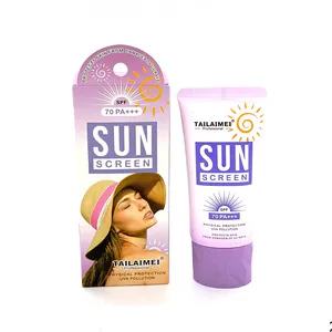 TLM OEM Sun scream Spf 70 Lotion Sun scream Hautpflege Glatter organischer Sonnenschutz Gesichts creme schutz Solar Sonnenschutz