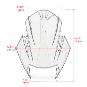 Pare-brise avant ABS pour <span class=keywords><strong>KTM</strong></span> <span class=keywords><strong>RC125</strong></span> RC250 RC390 2014-2023, déflecteur de vent pour moto, noir/gris, vente chaude - Product Image 3