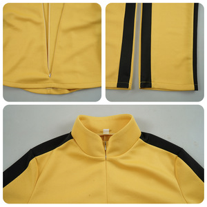 Kill Bill the <strong>Bride</strong> Beatrix Kiddo Cosplay Costume Women Yellow <strong>Tracksuit</strong> 2Pcs Set Half Zip Top and Pants Halloween Outfit - Product Image 2