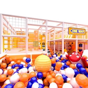 AOLEAO Équipement de terrain de jeu intérieur commercial, ensemble de jeux souples, construction en bois et acier, haute capacité (>500 kg) pour usage commercial - Product Image 2