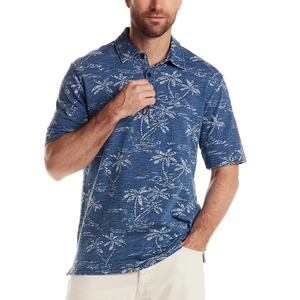 <span class=keywords><strong>2025</strong></span> kiểm tra mới thời trang tùy chỉnh in mùa hè Linen polo Áo sơ mi cho nam giới - Product Image 1