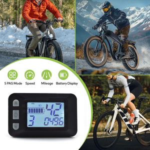 P9 [Haytrix] Accesorios para Bicicleta de Carretera, Ciclocomputador Eléctrico <span class=keywords><strong>Cycplus</strong></span> con Pantalla LCD, Velocímetro Impermeable IP65, Soporte para Manillar, Material ABS - Product Image 5