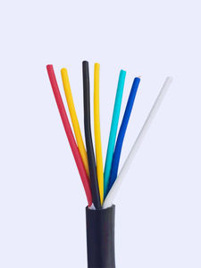 Conclusion de fil électrique de gaine de PVC isolée par triple de câble diélectrique à un noyau de cuivre pur - Product Image 5