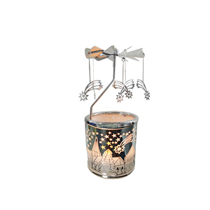Meteor rotierender Tee licht Kerzenhalter Metall Spinning Kerzenhalter an Frauen Kinder Chic Geschenk gesendet - Product Image 2