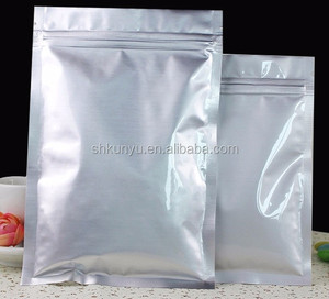 Nhà máy phát hành ba bên con dấu chống mùi nhôm lá mỏng Mylar Nắp kéo zip túi cho thực phẩm thức ăn vật nuôi thạch - Product Image 2