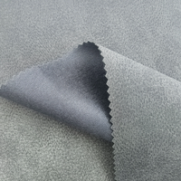 Cuir PU sans PFAS, doux et confortable, 340 GSM, 0,7 mm d'épaisseur, avec support tissé, grain litchi, pour manteaux, vestes et vêtements