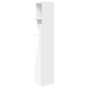 Buffet Blanc Moderne à Motif Géométrique 162x40x80cm en MDF <span class=keywords><strong>et</strong></span> Panneaux de Particules, 4 Portes avec Poignées Dorées en Métal pour Salon - Product Image 5