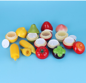 Tarro <span class=keywords><strong>de</strong></span> crema facial <span class=keywords><strong>de</strong></span> tamaño pequeño para bebé, 30g, plátano, pera, tomate, fresa, melocotón, manzana, Mangosteen, para el cuidado <span class=keywords><strong>de</strong></span> la piel con forma <span class=keywords><strong>de</strong></span> fruta - Product Image 2