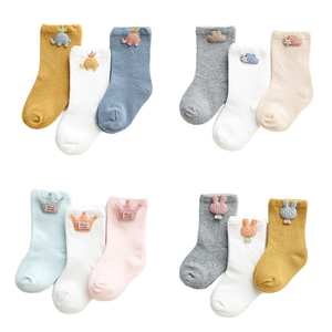 Calcetines de Bebé de Alta Calidad, Grosor Estándar, Transpirables, de Algodón, Informales, para Invierno, con Logotipo Personalizado - Product Image 1