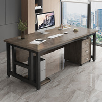 Elegante estación de trabajo de grado comercial, muebles de oficina ergonómicos para oficinas corporativas y domésticas