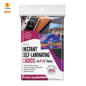 Feuilles de plastification autocollantes YIDU A4, pochettes de plastification à froid en PET, 4x6 pouces, sans machine, film de plastification à froid brillant - Product Image 6