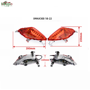 KOLMIO-LAM Compatible avec <span class=keywords><strong>YAMAHA</strong></span> XMAX300 2018-2022, feu arrière, feu stop, clignotant, <span class=keywords><strong>XMAX</strong></span> 300 2019 2020 2021, ensemble de feux arrière - Product Image 2