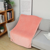 Couverture en flanelle polaire microfibre 100% polyester, personnalisée, douce et légère, pour lit