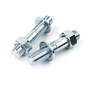 Boulons à <span class=keywords><strong>goujon</strong></span> de haute qualité <span class=keywords><strong>Din</strong></span> <span class=keywords><strong>939</strong></span> boulon à <span class=keywords><strong>goujon</strong></span> fileté à double extrémité en acier revêtement de zinc boulons à <span class=keywords><strong>goujon</strong></span> filetés à double extrémité M10 à M16 - Product Image 2