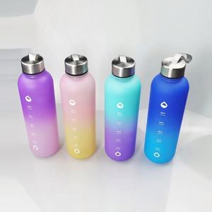 Time to Drink Tritan Bouteille d'eau en plastique Horodatage 32 oz Bouteilles d'eau de motivation avec marqueur de temps - Product Image 5