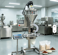 Machine de remplissage semi-automatique à vis sans fin de qualité alimentaire, équipement de dosage de haute précision pour poudres d'épices et de céréales