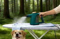 Nettoyeur vapeur instantané en aluminium de 1500 watts, pression vapeur de 3 bars, réservoir d'eau de 2 L, autonomie de 30 minutes, design portable, usage domestique