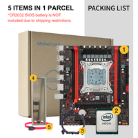 Nouvelle carte mère de bureau X79-VG6 pour processeur Intel Xeon E5 2696 V2 avec 4 emplacements de mémoire DDR3, prise en charge du double canal, carte mère X79