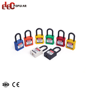 2025 elecpopular Đỏ OSHA-compliant Loto ổ khóa Kit 2 nylon an toàn padlocks 2 phím mỗi khóa keyed khác nhau cho công nghiệp - Product Image 1
