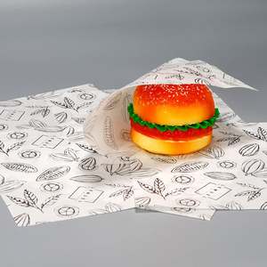 Papier d'emballage personnalisé 40 g/m² pour chariots de nourriture, papier pour sandwichs, papier pour panier de nourriture - Product Image 3