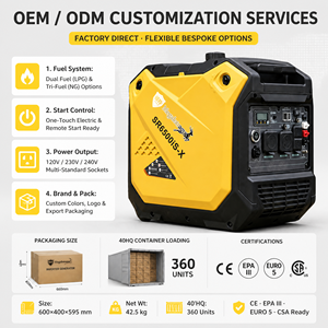 Générateur Inverter Silencieux à Essence 5000W, 5500W de Pointe, 67 dB à 7 Mètres, Démarrage Électrique, 230V, Compteur Numérique, Roues de Transport - Product Image 6