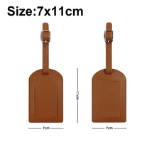 Étiquette de bagage en gros pour voyage, cadeau d'affaires, porte-carte d'identité, étiquette de valise, sac à dos, sac
