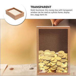 Nouveau produit : Boîte à monnaie en bois massif - <span class=keywords><strong>Cadre</strong></span> <span class=keywords><strong>photo</strong></span> original et tirelire, boîte d'épargne avec <span class=keywords><strong>cadre</strong></span> <span class=keywords><strong>photo</strong></span> en forme de main pour enfants - Product Image 1