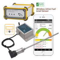 Sensor de Nivel de Combustible Inalámbrico en Línea, Sonda Capacitiva con Cuerpo Metálico, Estación Base y Monitoreo por Aplicación Móvil