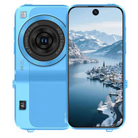 Mini Teléfono Inteligente Android con Cámara, Estilo Smartphone, MT6765 Octa Core, Pantalla Táctil de 3.75 Pulgadas, 3GB RAM, 64GB ROM, WiFi de Doble Banda, OTG