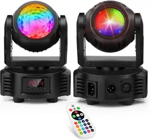 40W Dubbelzijdige Discobal En Lichtstralen 2 In1 Mini Led Moving Head Light