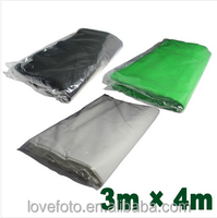 Penjualan Grosir Terlaris 3*4m Kain Katun Muslin Warna Solid Latar Belakang Foto Lukisan Tangan Layar Fotografi Studio.