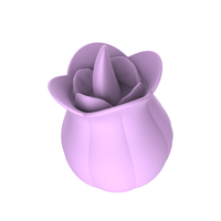Lila rosa New Rose Kürbis Nippel Kitzler Stimulator Vibrador Zunge lecken Vibrator Sexspielzeug für Frau