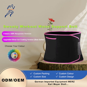 <span class=keywords><strong>Ceinture</strong></span> <span class=keywords><strong>de</strong></span> Compression Sportive Personnalisée pour Yoga et Course à Pied, Amincissante, Protège la Taille, Effet Sauna, Brûle les Graisses - Product Image 1