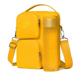 Custom Large Capacity Travel Crossbody <b>Bag</b> with <b>Bottle</b> Compartment for Daily Collocation - Product Image 4