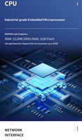 Équipement industriel sur rail DIN, 1 port RS232 485, serveur/client TCP, UDP, double alimentation, Modbus RTU/ASCII transparent