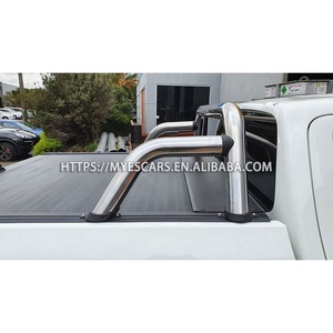 Barra deportiva de acero inoxidable con logotipo personalizado para camioneta, barras enrollables de cama trasera para Toyota Tundra Tacoma Hilux Vigo REVO, precio de fábrica - Product Image 4