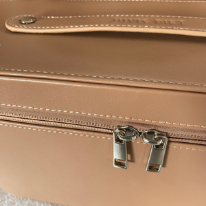 Étui en cuir PU écologique personnalisé pour sèche-cheveux <span class=keywords><strong>Dyson</strong></span> <span class=keywords><strong>Supersonic</strong></span>, boîtes rigides modernes, design d'emballage en relief, forme ovale - Product Image 4